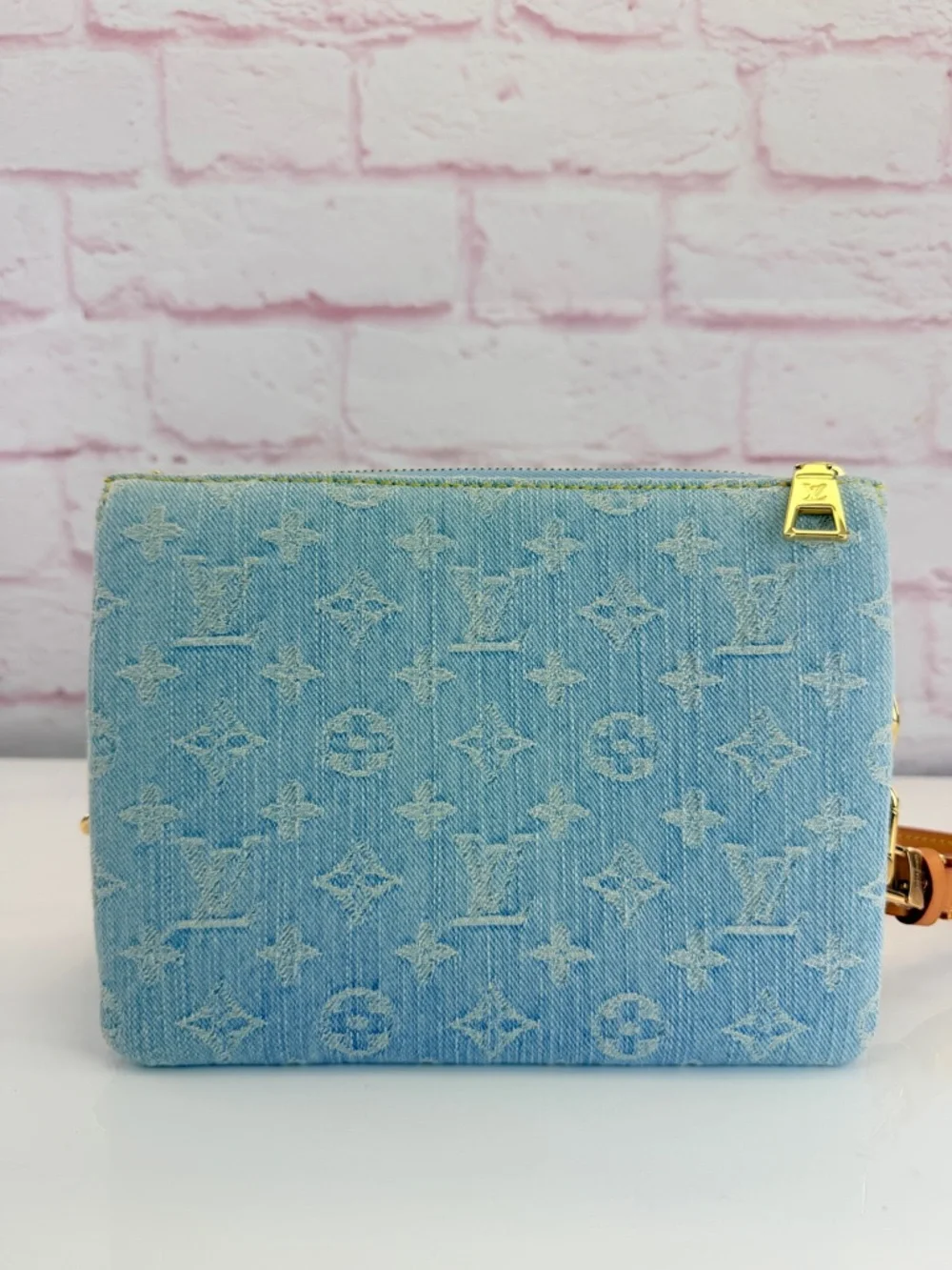 Louis Vuitton Monogram Denim Coussin BB Sky Blue